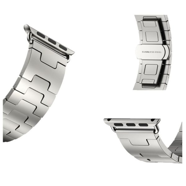 Apple Watch 46mm / 49mm / 45mm / 44mm Titanium Alloy Metal Watch Band (Titanium Color) - Image 5