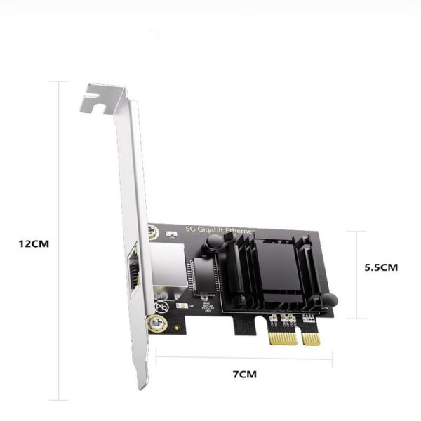 5G Gigabit Diskless NIC Desktop Realtek RT8126 PCIeX1 Supports ROS, ESXi Diskless PXE boot - Image 2