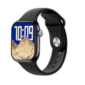 KL08 2.04 inch Color Screen Smart Watch Silicone Strap, Support Bluetooth Call (Black)