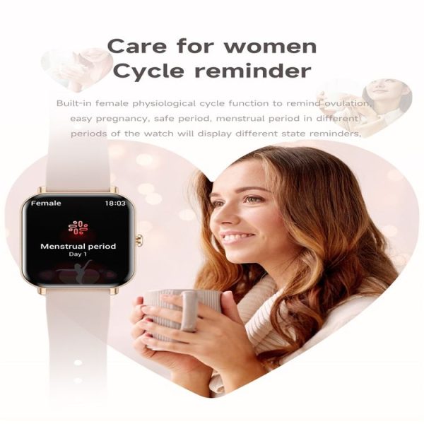 KM66 1.75 inch Color Screen Smart Watch Milan Steel Strap, Support Bluetooth Call (Black) - Image 6