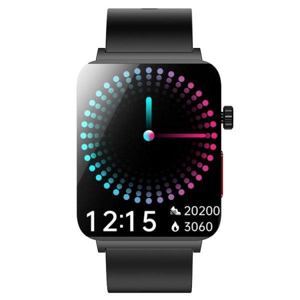 KS03 Pro 1.96 inch Color Screen Smart Watch, Support Bluetooth Call / Health Monitoring (Black) - Image 2