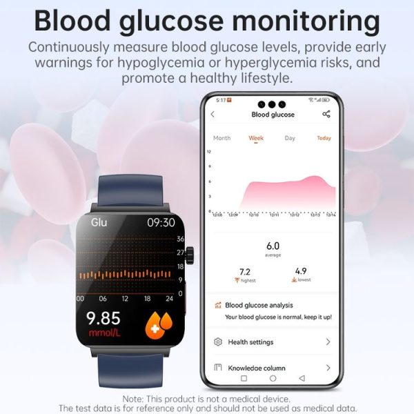 KS03 Pro 1.96 inch Color Screen Smart Watch, Support Bluetooth Call / Health Monitoring (Black) - Image 5