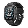 KT79 1.96 inch Color Screen Smart Watch, Support Bluetooth Call / Health Monitoring (Black Silver)