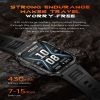 KT79 1.96 inch Color Screen Smart Watch, Support Bluetooth Call / Health Monitoring (Black Silver) - Image 6