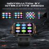 KT79 1.96 inch Color Screen Smart Watch, Support Bluetooth Call / Health Monitoring (Black Silver) - Image 7
