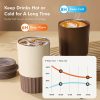 JUNSUNMAY 380ml 304 Stainless Steel Vacuum Insulated Coffee Travel Mug Spill Proof with Lid (Pink) - Image 2