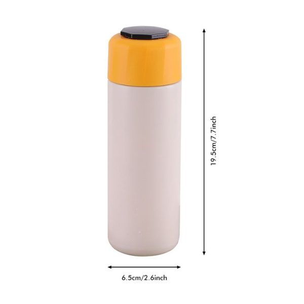 JUNSUNMAY 420ml Vacuum Insulated Water Bottle with LED Temperature Display (Pink) - Image 5