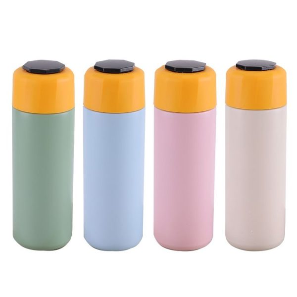 JUNSUNMAY 420ml Vacuum Insulated Water Bottle with LED Temperature Display (Pink) - Image 6