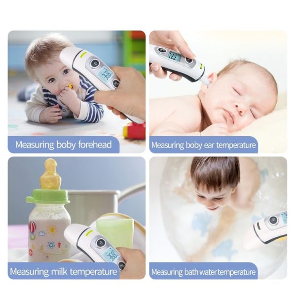 RZ8810 Thermometers Body Thermometer Ear LED Display Digital Electronic IR Thermometer Baby Fever Infrared Bady Thermometer - Image 6