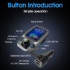 T43 Car Bluetooth Mp3 Multi-function Large Color Screen QC3.0 Bluetooth Car Charge Lossless Car Bluetooth Player - Image 12