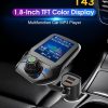 T43 Car Bluetooth Mp3 Multi-function Large Color Screen QC3.0 Bluetooth Car Charge Lossless Car Bluetooth Player - Image 3