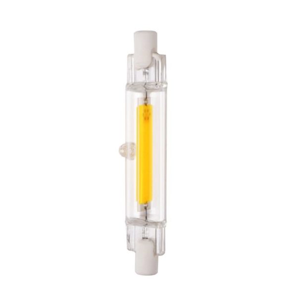 R7S 5W COB LED Lamp Bulb Glass Tube for Replace Halogen Light Spot Light, Lamp Length: 78mm, AC: 220v (Warm White) - Image 3