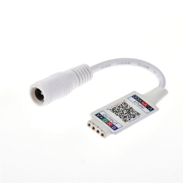 Mini RGB Bluetooth Controller Light Strip Controller For RGB LED Strip DC5V 12V 24V (Black) - Image 2