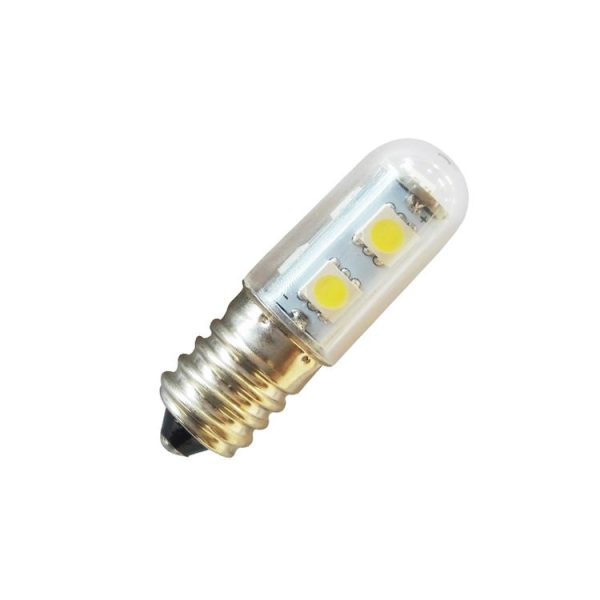 E14 screw light LED refrigerator light bulb 1W 220V AC 7 light SMD 5050 ampere LED light refrigerator home (Warm White) - Image 3