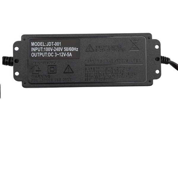 AC To DC Adjustable Voltage Power Adapter Universal Power Supply Display Screen Power Switching Charger EU, Output Voltage: 9-24V-3A - Image 6