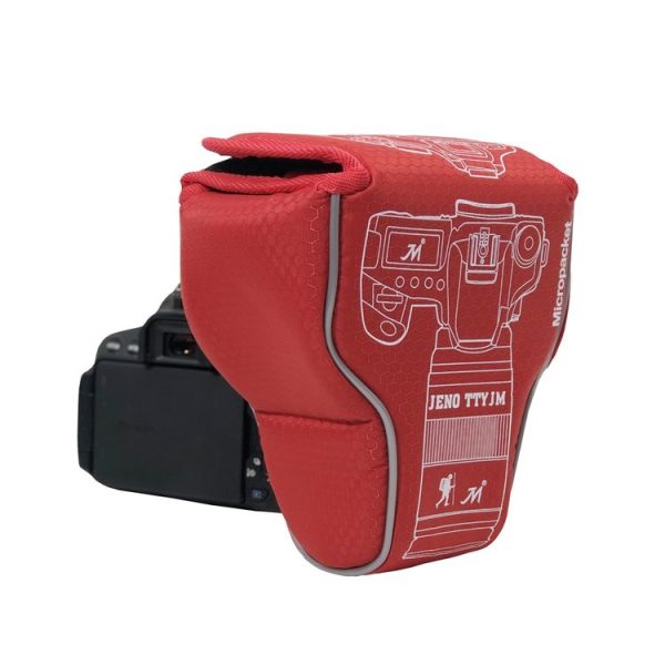 Waterproof Camera Bag Case Cover for Canon EOS M100 / M50 / M10 / M6 / M5 / M3 (Red)