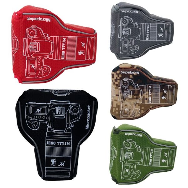 Waterproof Camera Bag Case Cover for Canon EOS M100 / M50 / M10 / M6 / M5 / M3 (Red) - Image 3