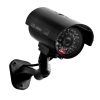 IP66 Waterproof Dummy CCTV Camera With Flashing LED For Realistic Looking for Security Alarm (black) - Image 2