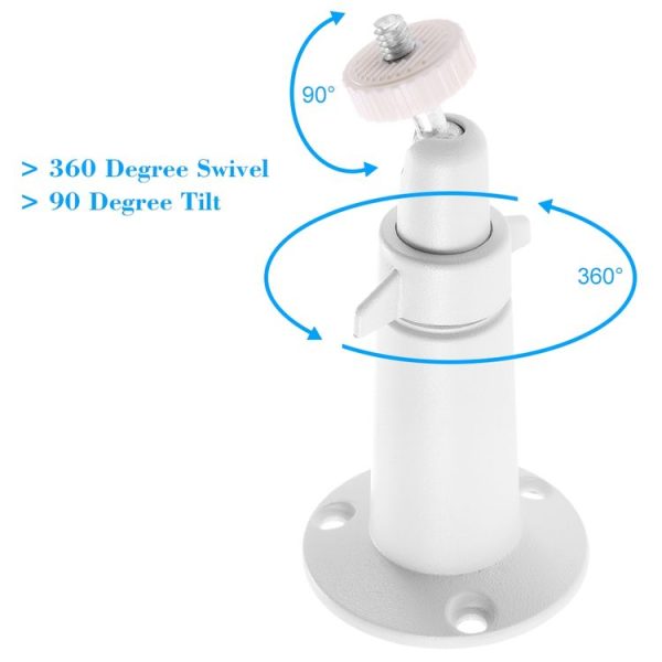 Metal Adjustable Mount Wall Table Ceiling Security Bracket Indoor Outdoor For Arlo / Arlo Pro Camera CCTV Accessories (Black) - Image 4