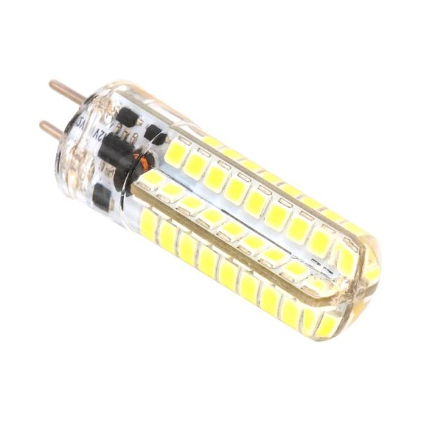 GY6.35 5W SMD2835 72LEDs Dimmable Silicone Corn Bulb for Chandelier Crystal Lamp Lighting Accessories, AC 12V (Warm White) - Image 2