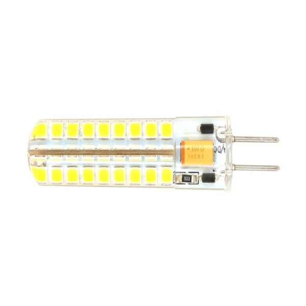 GY6.35 5W SMD2835 72LEDs Dimmable Silicone Corn Bulb for Chandelier Crystal Lamp Lighting Accessories, AC 12V (Warm White) - Image 5