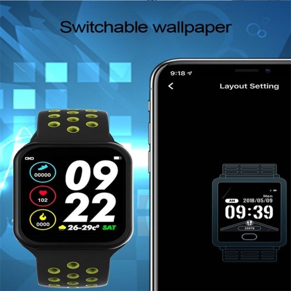 F8 1.3 inch IPS Color Screen Smart Watch IP67 Waterproof, Support Call Reminder / Heart Rate Monitoring / Blood Pressure Monitoring / Sleep Monitoring (White) - Image 13