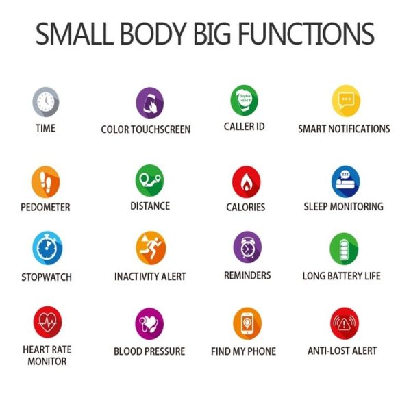 F8 1.3 inch IPS Color Screen Smart Watch IP67 Waterproof, Support Call Reminder / Heart Rate Monitoring / Blood Pressure Monitoring / Sleep Monitoring (White) - Image 3