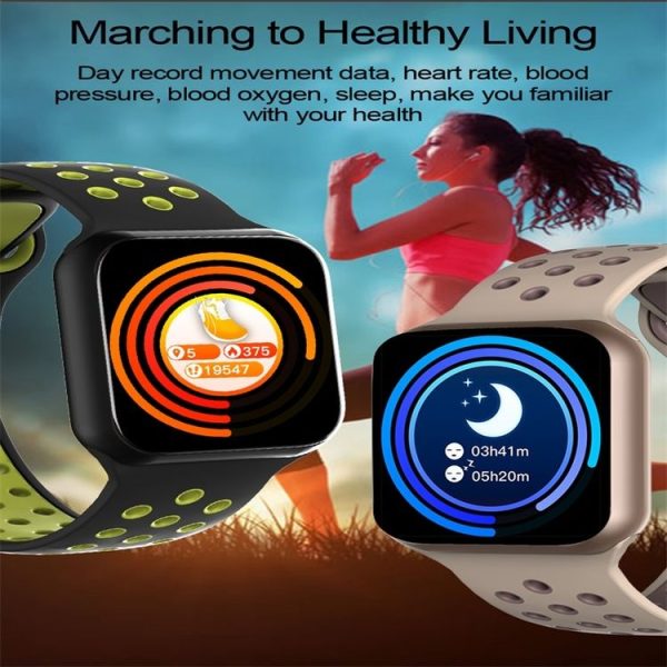 F8 1.3 inch IPS Color Screen Smart Watch IP67 Waterproof, Support Call Reminder / Heart Rate Monitoring / Blood Pressure Monitoring / Sleep Monitoring (White) - Image 6