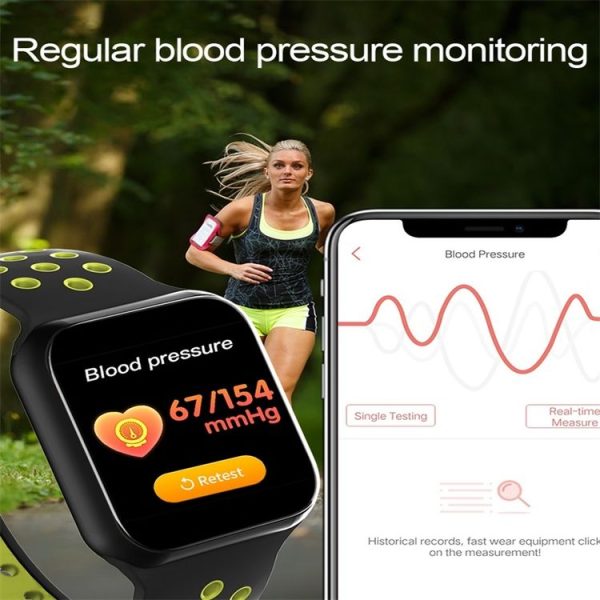 F8 1.3 inch IPS Color Screen Smart Watch IP67 Waterproof, Support Call Reminder / Heart Rate Monitoring / Blood Pressure Monitoring / Sleep Monitoring (White) - Image 8