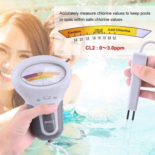 PC102 Swimming Pool Water Quality Tester PH Test Pen Chlorine Gas Water Quality Tester - Image 6