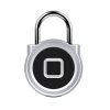 P10 Fingerprint Lock Alloy Fingerprint Padlock Gym Small Lock Cabinet Lock Electronic Lock At Home (Silver)