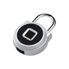 P10 Fingerprint Lock Alloy Fingerprint Padlock Gym Small Lock Cabinet Lock Electronic Lock At Home (Silver) - Image 2