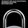 P10 Fingerprint Lock Alloy Fingerprint Padlock Gym Small Lock Cabinet Lock Electronic Lock At Home (Silver) - Image 6