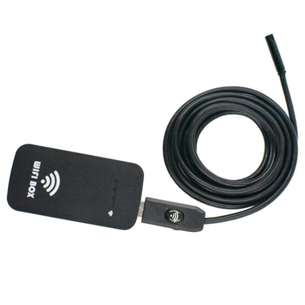 HD Endoscope Universal Wireless WiFi Box BOX Supports Any Smartphone Computer (Black) - Image 2