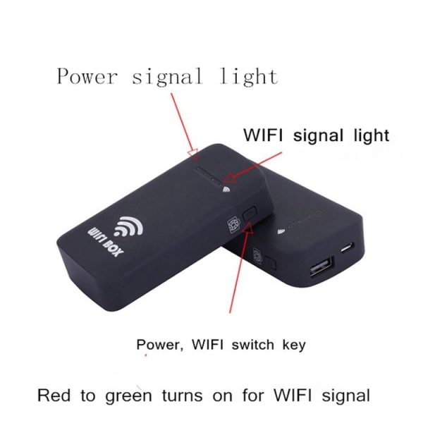 HD Endoscope Universal Wireless WiFi Box BOX Supports Any Smartphone Computer (Black) - Image 5