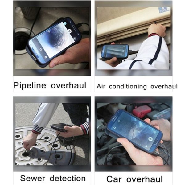HD Endoscope Universal Wireless WiFi Box BOX Supports Any Smartphone Computer (Black) - Image 6