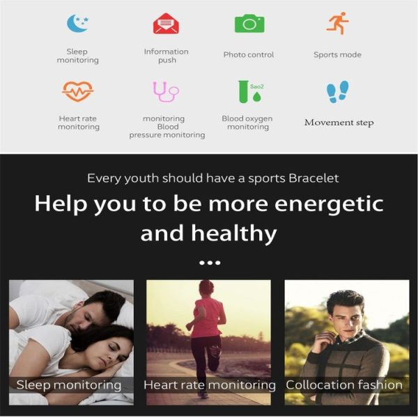 P70 1.3 inch IPS Color Screen Smartwatch IP68 Waterproof, Metal Watchband, Support Call Reminder / Heart Rate Monitoring / Blood Pressure Monitoring / Sleep Monitoring / Blood Oxygen Monitoring (Silver) - Image 3
