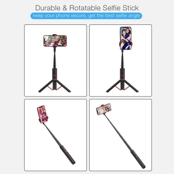 M18 Portable Selfie Stick Remote Control Mobile Phone Holder (White) - Image 9