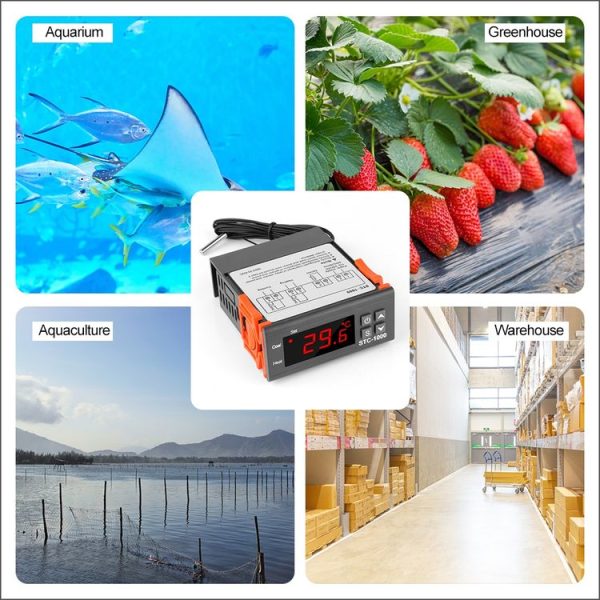 STC-1000 24V Digital Temperature Controller LED Temperature Regulator Thermostat for Incubator Relay 10A Heating and Cooling - Image 8