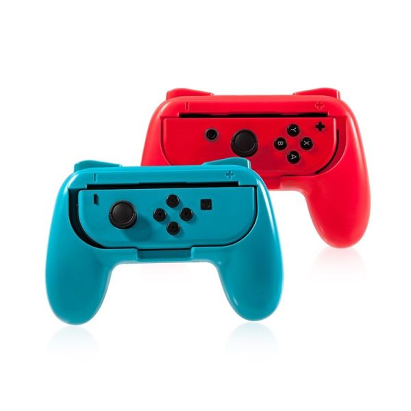 DOBE TNS-851B Controller Grip for Nintendo Switch Joy Con (Red+Blue) - Image 4