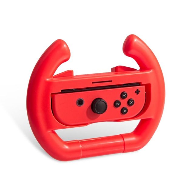 Game Steering Wheel for Nintendo Switch Joy-Con Controller Game Accessories (Red+Blue) - Image 5