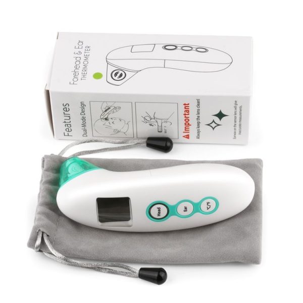IR300G Baby Thermometer Infrared Digital Mini Body Infrared Forehead Ear Non-Contact Gun Adult Body Fever IR Children Thermometer (Blue) - Image 5