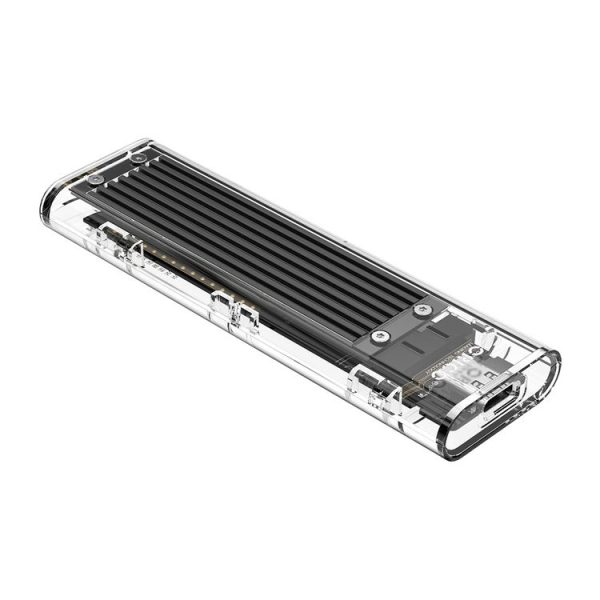 ORICO TCM2F-C3 NGFF M.2 Hard Drive Enclosure, Tool Free Type-C Interface Transparent Hard Disk Box - Image 2
