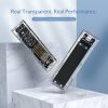 ORICO TCM2F-C3 NGFF M.2 Hard Drive Enclosure, Tool Free Type-C Interface Transparent Hard Disk Box - Image 5