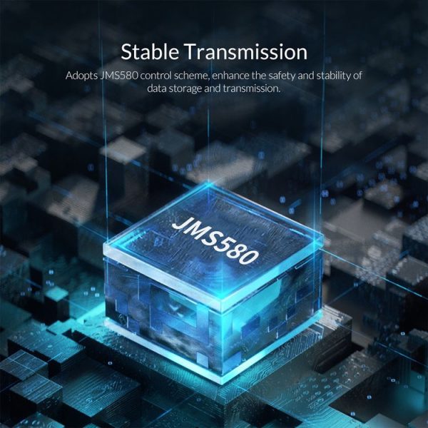 ORICO TCM2F-C3 NGFF M.2 Hard Drive Enclosure, Tool Free Type-C Interface Transparent Hard Disk Box - Image 8