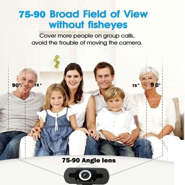 Full HD 1080P Web Camera With Noise Cancellation Microphone Skype Streaming Live Camera for Computer Android TV - Image 3