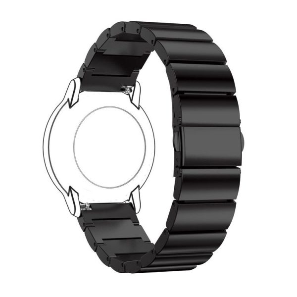 22mm For Huawei Watch GT2e GT2 46mm A Flat Buckle Stainless Steel Watch Band (Black) - Image 3
