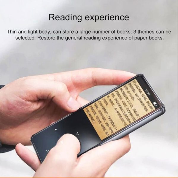 X2 16GB 1.8 inch Touch Screen Metal Bluetooth MP3 MP4 Hifi Sound Music Player (Black) - Image 7