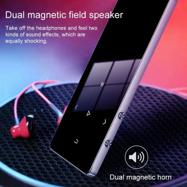 X2 16GB 1.8 inch Touch Screen Metal Bluetooth MP3 MP4 Hifi Sound Music Player (Black) - Image 9
