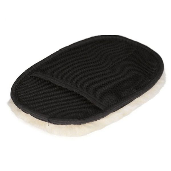 Car Styling Wool Soft Car Washing Gloves Cleaning Brush Motorcycle Washer Care Products (Black) - Image 2